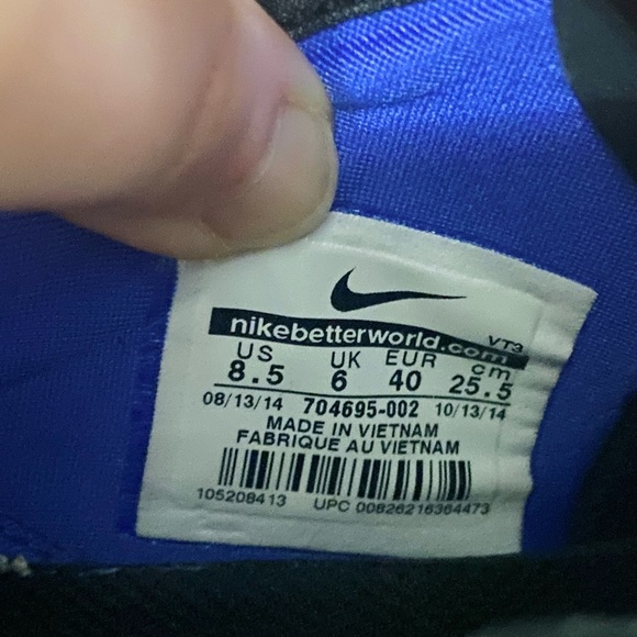 Women’s Nike Free TR 5.0 Running 2014 Vintage Tye Dye Purple Size 8.5 704695-002 - Picture 6 of 7